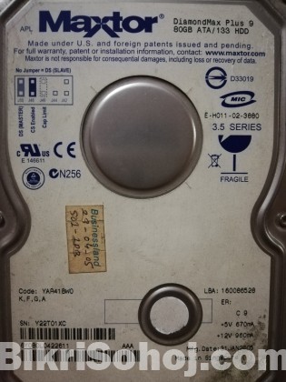 Maxtor ATA HDD 80GB+40GB